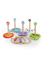 Load image into Gallery viewer, Early Learning Centre Wooden Ring Throw Set