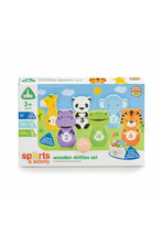 Load image into Gallery viewer, Early Learning Centre Wooden Skittles Set