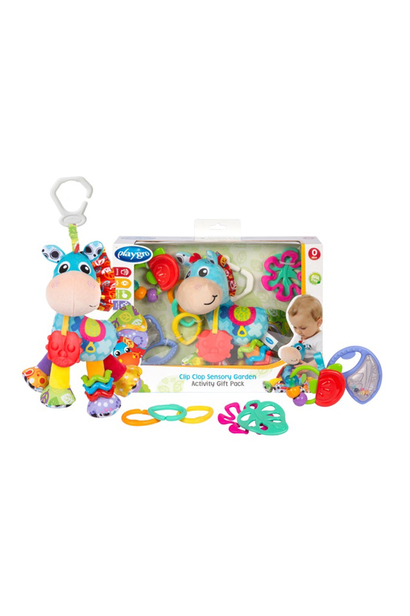 Buy Playgro Clip Clop Sensory Garden Activity Gift Pack Online in