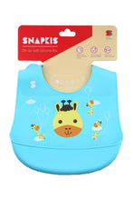 Load image into Gallery viewer, Snapkis Oh-So-Soft Silicone Bib - Bino The Giraffe