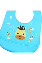 Load image into Gallery viewer, Snapkis Oh-So-Soft Silicone Bib - Bino The Giraffe