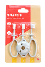 Load image into Gallery viewer, Snapkis All In One Toothbrush Set