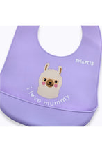 Load image into Gallery viewer, Snapkis Oh-So-Soft Silicone Bib - Llama