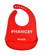 Load image into Gallery viewer, Snapkis Oh-So-Soft Silicone Bib - Hangry