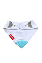 Load image into Gallery viewer, Snapkis Teething Bib With Silicone Teether - Polar Bear