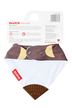 Load image into Gallery viewer, Snapkis Teething Bib With Silicone Teether - Bear
