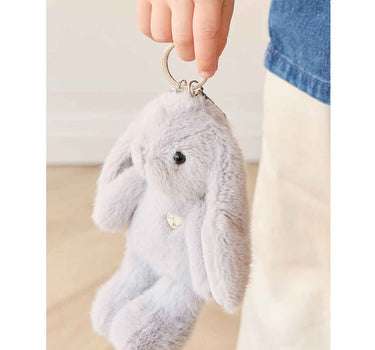 Snuggle Bunnies - Penelope Keyring - Silver