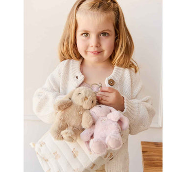 Snuggle Bunnies - Penelope Keyring - Caramel