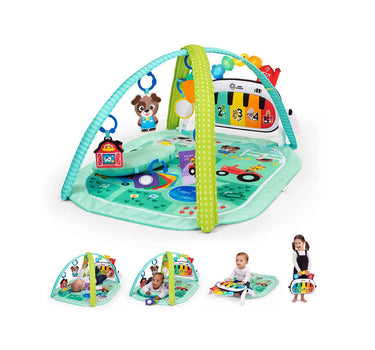 Baby Einstein 4-In-1 Kickin Tunes Musical Meadow Music & Language Discovery Gym