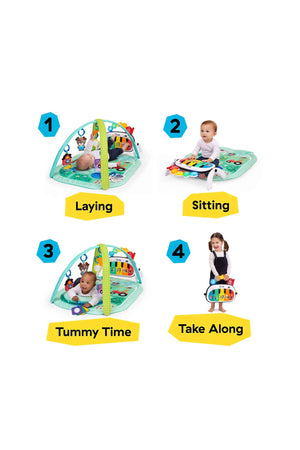 Baby Einstein 4 In 1 Kickin Tunes Musical Meadow Music & Language Discovery Gym