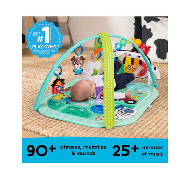 Baby Einstein 4-In-1 Kickin Tunes Musical Meadow Music & Language Discovery Gym