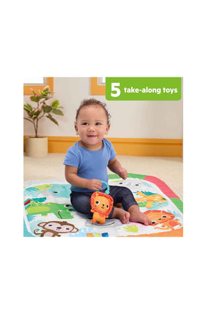Bright Starts Wild Wiggles Jungle Jubilee Foldaway Activity Gym