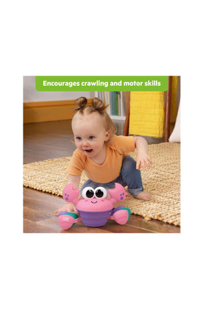 Bright Starts Rockin Crawling Crab Pink