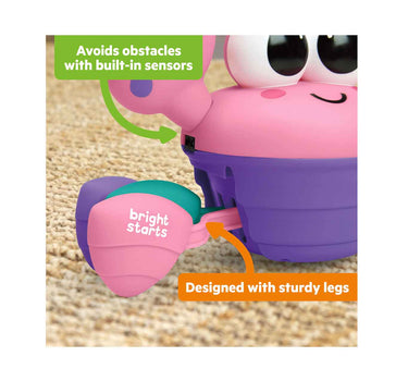 Bright Starts Rockin Crawling Crab Pink