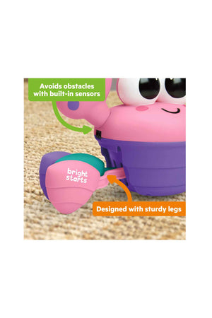 Bright Starts Rockin Crawling Crab Pink
