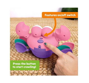Bright Starts Rockin Crawling Crab Pink