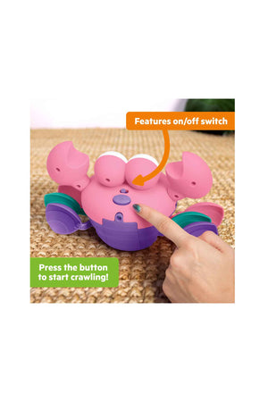 Bright Starts Rockin Crawling Crab Pink