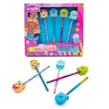 Load image into Gallery viewer, RMS Ka Wazie 5 Pencils With Squishy Toppers
