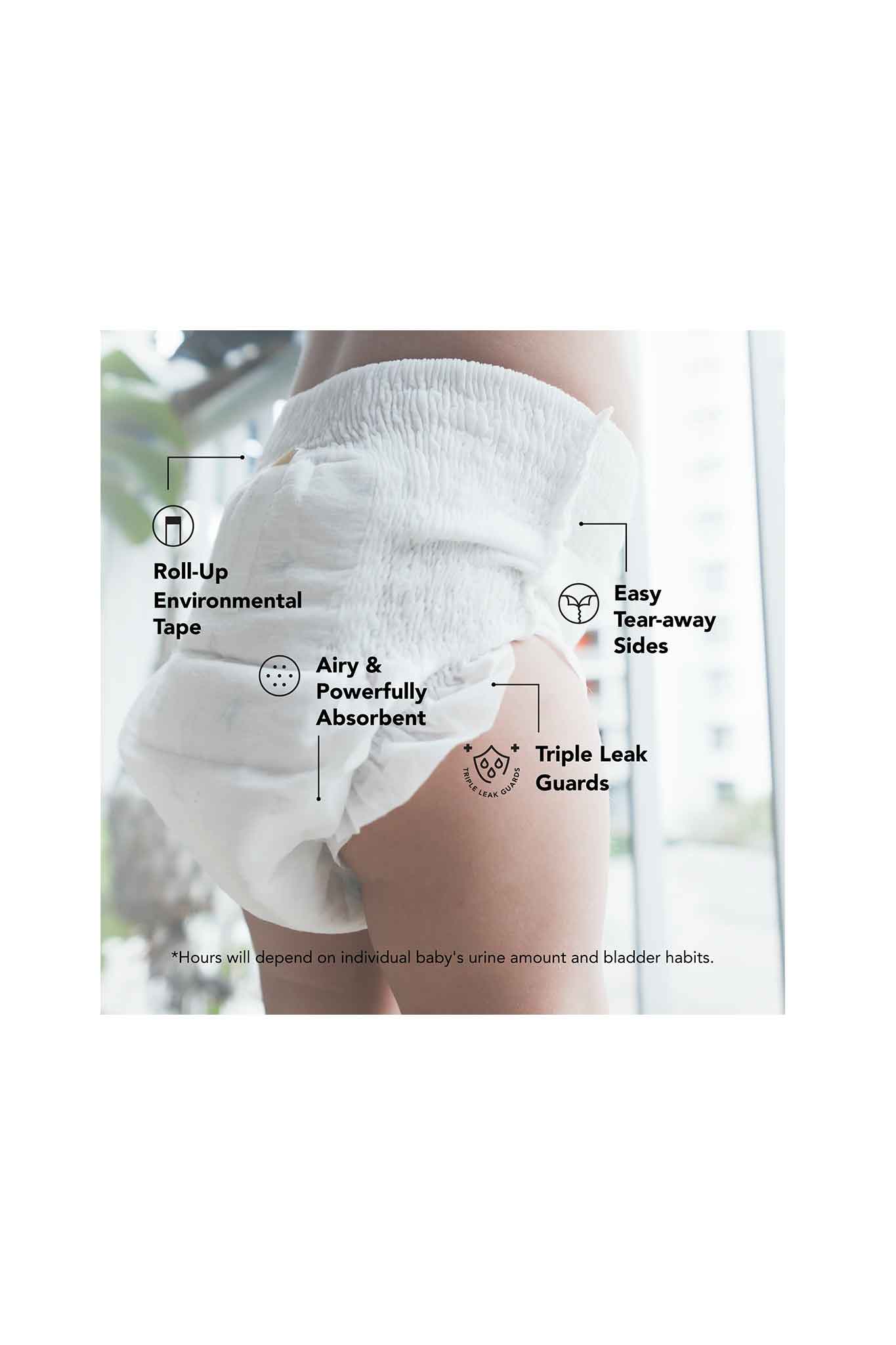 Applecrumby Slimdry+ Pull Up Diapers Mega