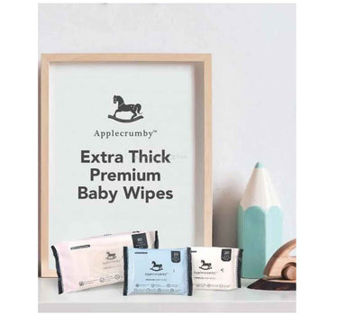 Applecrumby Honey Wipes - 80 Sheets X 2 Packs