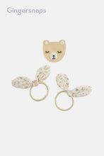 Load image into Gallery viewer, Gingersnaps Bear Hair Accessories Set
