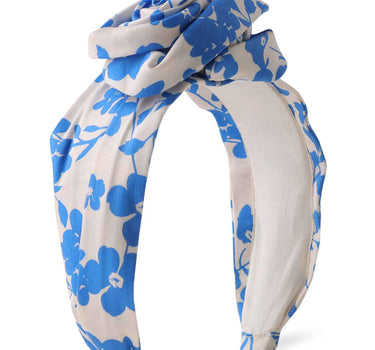 Gingersnaps Printed Big Rosette Headband