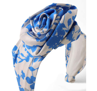 Gingersnaps Printed Big Rosette Headband