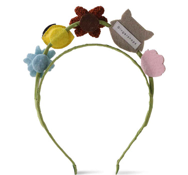 Gingersnaps Crown with Applique Headband