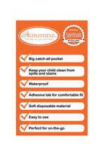 Load image into Gallery viewer, Autumnz Disposable Bib - 6 pcs
