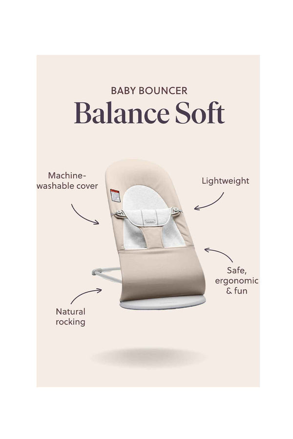 Buy BabyBjorn Bouncer Balance Soft Mesh Grey Frame Online in