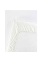 Load image into Gallery viewer, BabyBjorn Fitted Sheet for Travel Cot Light White Organic
