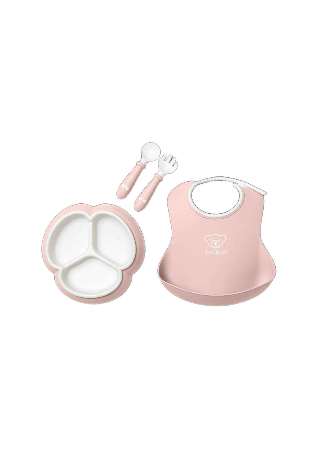 Babybjorn Mealtime Set 4 Pcs-Powder Pink