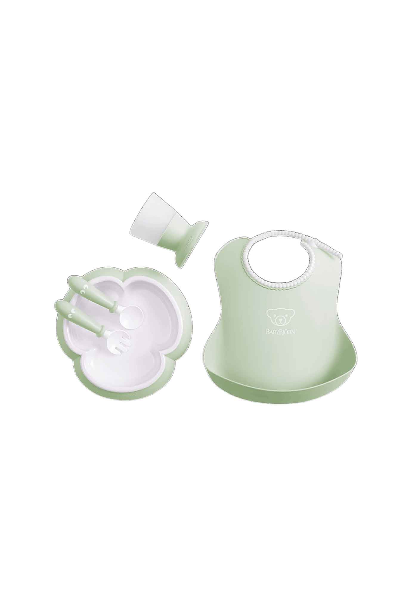 Babybjorn Baby Dinner Set-Powder Green