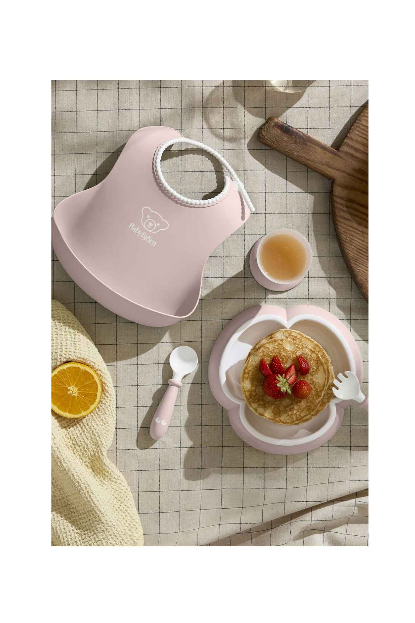 Babybjorn Baby Dinner Set-Powder Pink