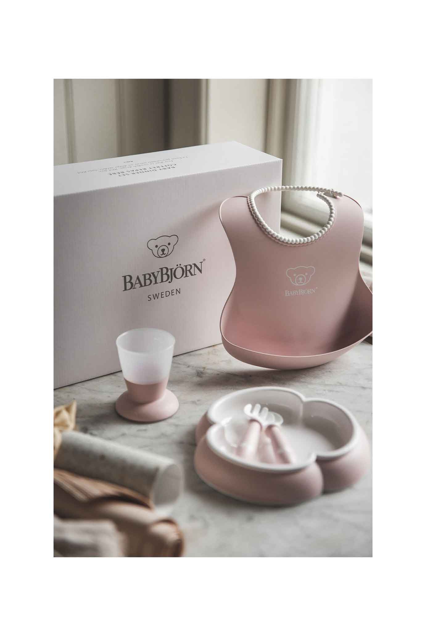 Babybjorn Baby Dinner Set-Powder Pink