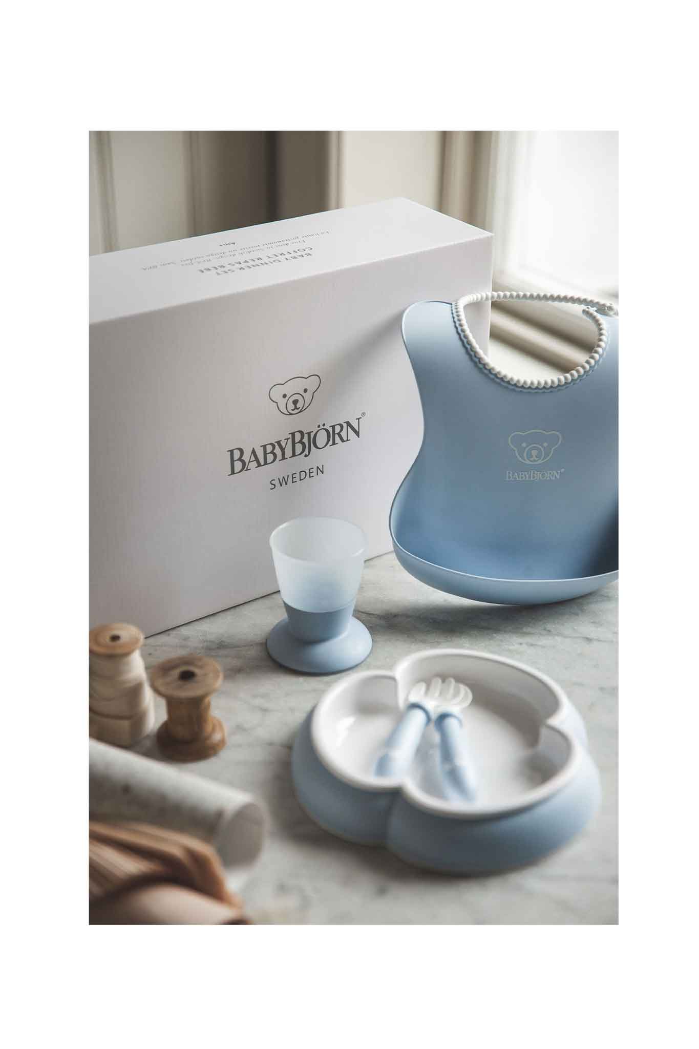 Babybjorn Baby Dinner Set-Powder Blue