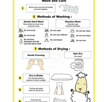 Baabaasheepz Bed Time Buddy Small 30*13cm