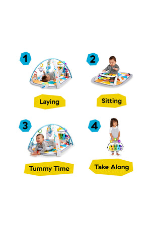Baby Einstein 4 in 1 Kickin' Tunes Music and Language Discovery Play Gym