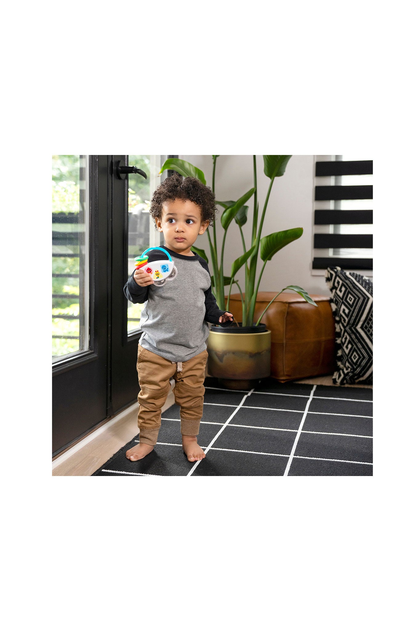 Baby Einstein Tiny Tambourine Musical Toy & Rattle