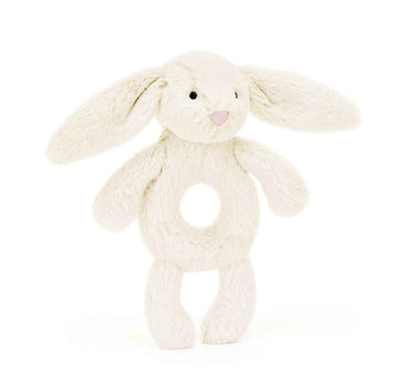 Jellycat Bashful Bunny Ring Rattle Cream