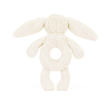 Jellycat Bashful Bunny Ring Rattle Cream