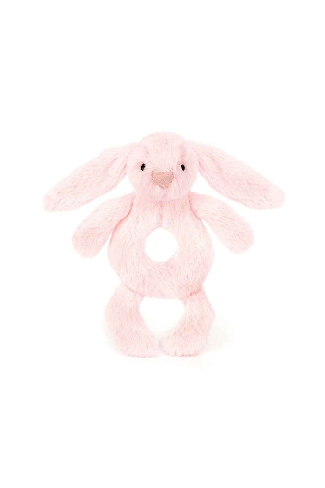 Jellycat Bashful Pink Bunny Ring Rattle