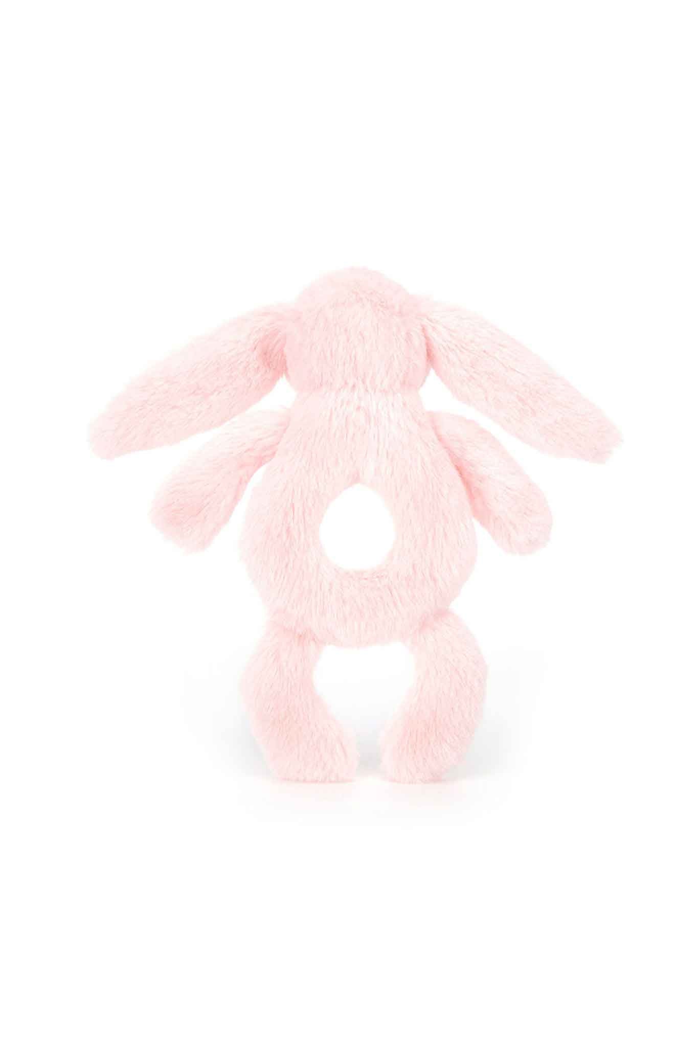 Jellycat Bashful Pink Bunny Ring Rattle