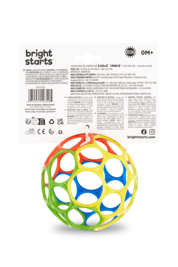Buy Bright Starts Oball Easy Grasp Classic Ball Bpa-Free Infant