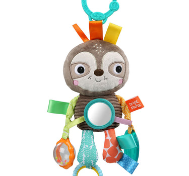 Bright Starts Playful Pals Take-Along Activity Toy, Sloth