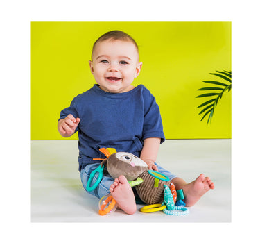 Bright Starts Playful Pals Take-Along Activity Toy, Sloth