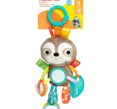 Bright Starts Playful Pals Take-Along Activity Toy, Sloth