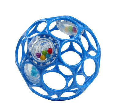 Bright Starts Oball Easy Grasp Rattle Bpa-Free Infant Toy in Blue