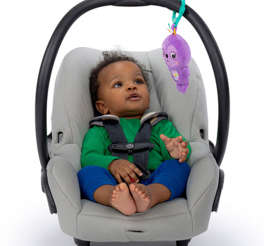 Bright Starts Jingle Joy Reach & Rattle Toy Purple Sloth