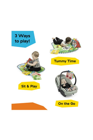 Bright Starts Discovery Garden Tummy Time Mat & Mirror